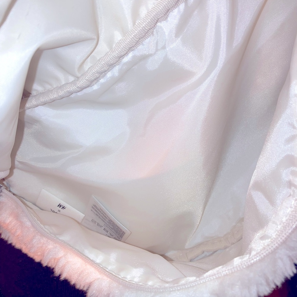 H&M X Kangol Faux Fur Crossbody Bag View 5